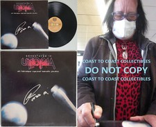 Todd Rundgren signed Adventures in Utopia album vinyl COA proof autographed