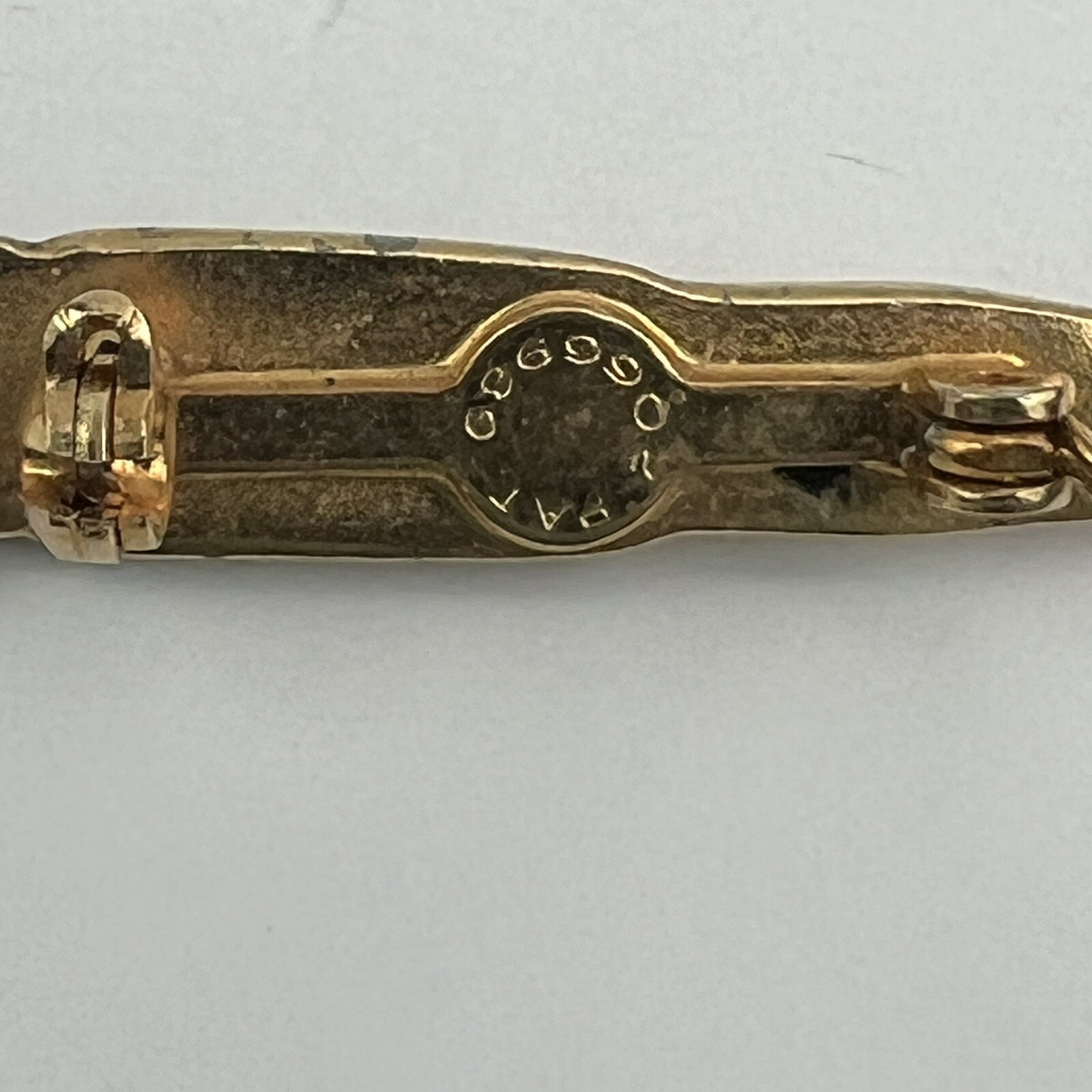 Gold Tone Space Launch Rocket Pin - image 3
