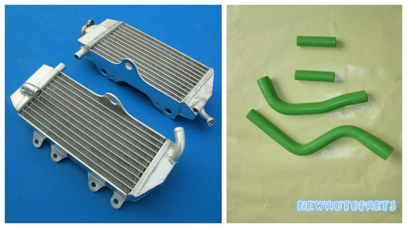 Blue L&R Alloy Aluminum Radiator + Hose For YAMAHA YZ125 YZ 125 2002-2004 2003 - Image 4 of 4