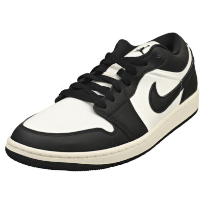 Nike Air Jordan 1 Low Se Womens Casual Trainers in Black  display picture 1