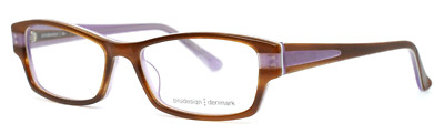 Prodesign Denmark 1748 5024 Semi Medium Brown Womens Eyeglasses 51-15-135 B:30