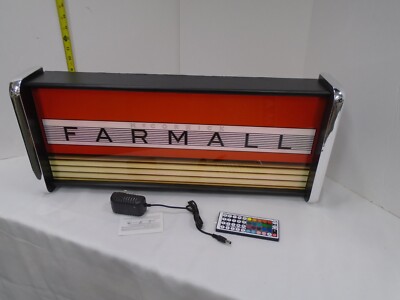 Farmall McCormick Hood LED Display lighted sign lightbox Wall Hanging Light