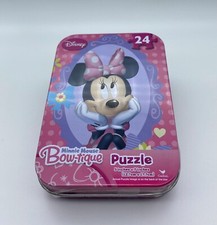 Mini Disney Junior Minnie Puzzle 24 pcs, in Tin 5"x7"