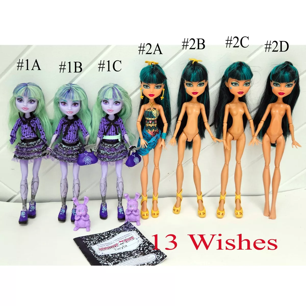  Monster High 13 Wishes Twyla Doll : Toys & Games