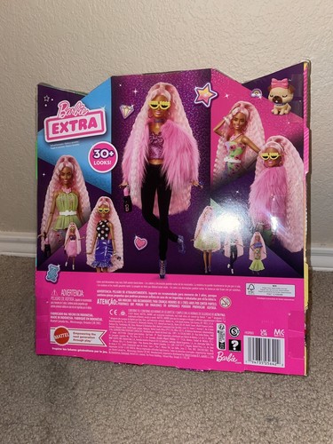 2021 Mattel BARBIE EXTRA Fashion Doll ~ Pink Hair ~ 30+ Looks NEW - Picture 2 of 4
