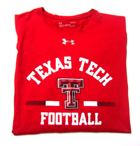 Texas Tech Football Under Armour Men's Large Red Long Sleeve Shirt NCAA