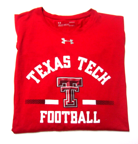 Texas Tech Football Under Armour Men's Large Red Long Sleeve Shirt NCAA ...