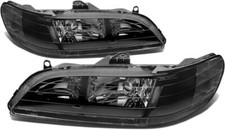 For 1998-2002 Honda Accord 24dr Black Headlights Headlamps Leftright 98-02