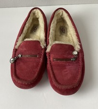 UGG AUSTRALIA Moccasin Slippers Pink WMS Size 7