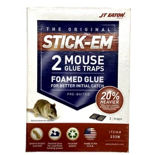 JT Eaton 233N Stick-Em Pro Series  Rat and Mouse Glue Trap 2PK