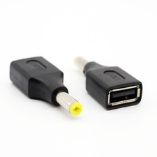 10x USB 2.0 A Female to DC 5.5mm x 1.7mm Male Connector Charging Power Adapter