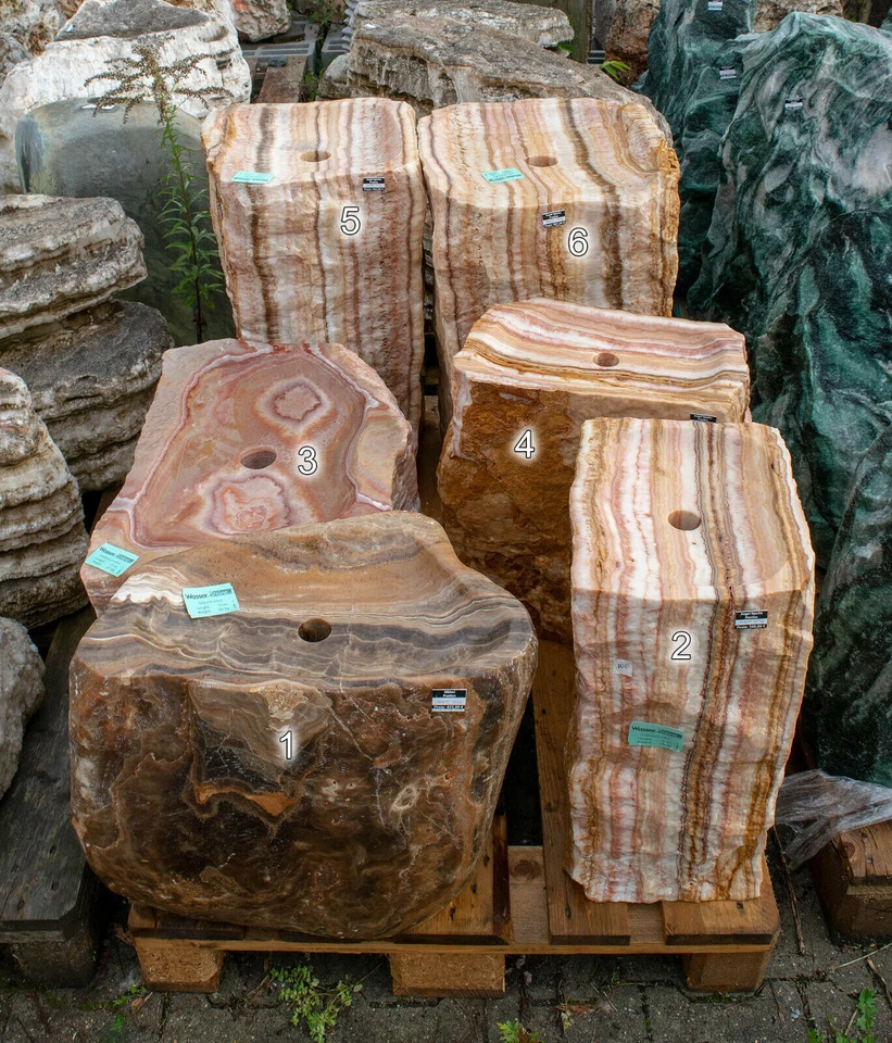 Flamingo, Angel Sparks, Midori EXKLUSIV PONTIUS Quellstein Wasserspiel Set