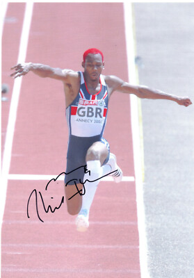PHILLIPS IDOWU - Signed 12x8 Photograph - SPORT - ATHLETICS