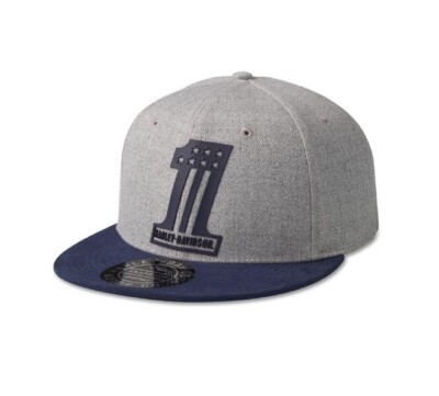 Harley-Davidson Herren Snapback ''#1 Logo Snapback Cap'' 97784-23VM Heather Gray /