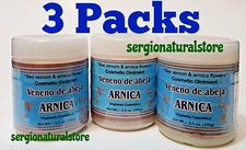 3 Packs POMADA VENENO DE ABEJA con ARNICA BEE VENOM & ARNICA 100 G. EACH Topical