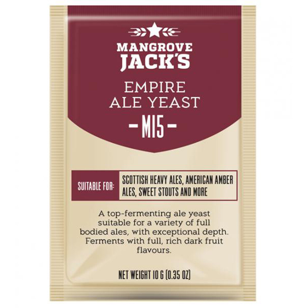 Mangrove Jacks Empire Ale M15 Yeast 10g Sachet Craft Series Homebrew