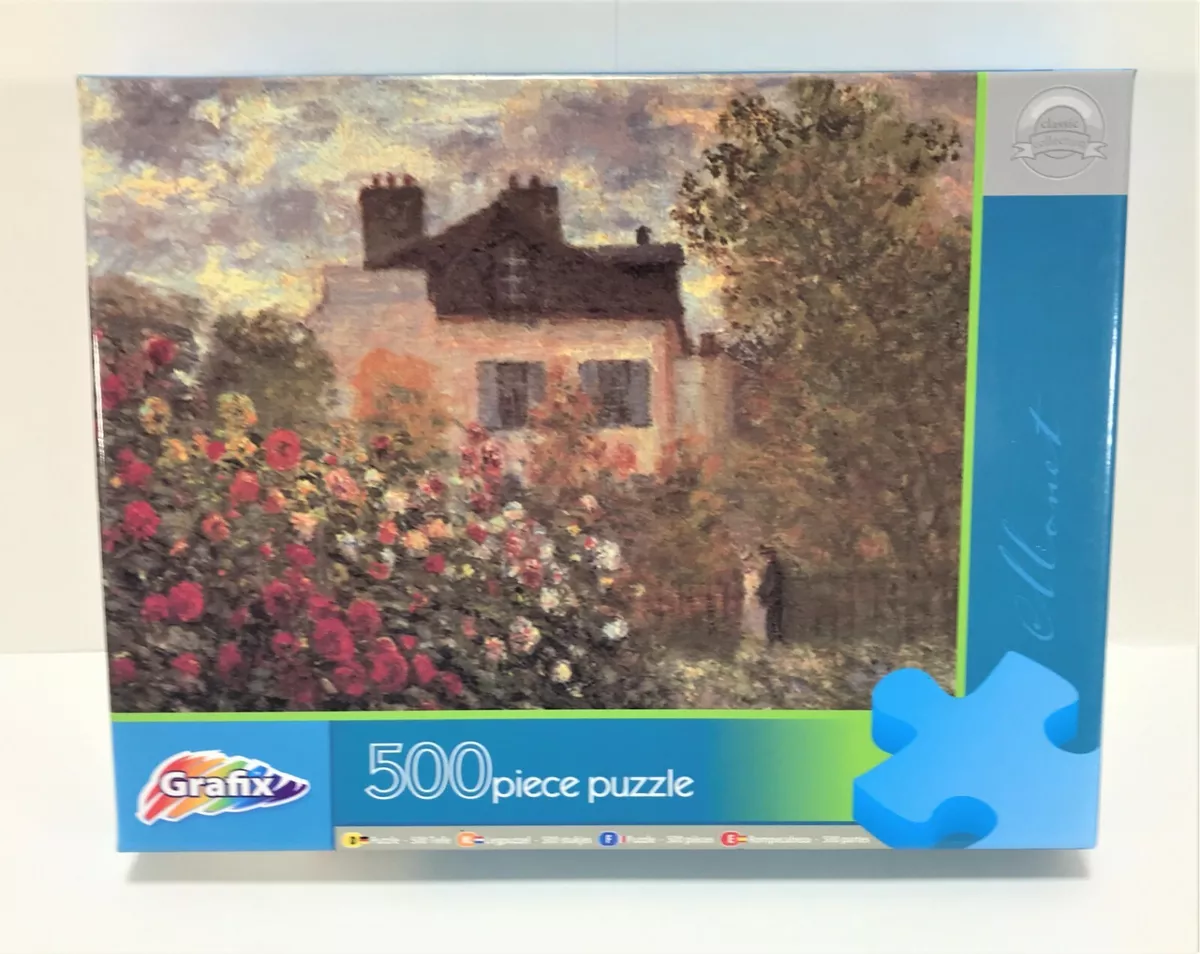 Grafix 500 Piece Jigsaw Puzzle Monet Unused Puzzle Still Sealed