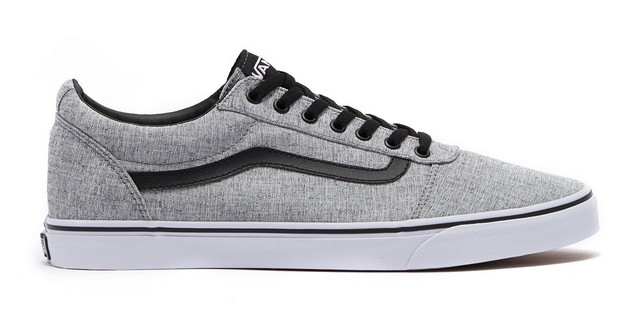 VANS Ward Textile Gray/white SNEAKERS 