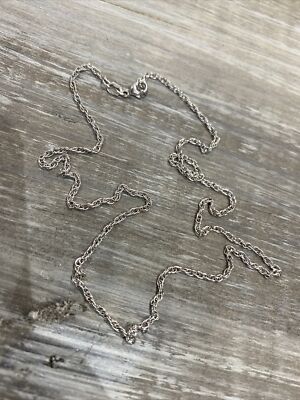 JAMES AVERY Sterling Silver 925 TWIST Ed ROPE Chain Link Necklace