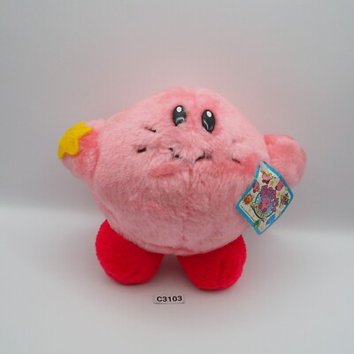 KIRBY’s DREAM FACTORY ツナギ Rare Kirby Dream Land C3103 Holding Star Takara 1993 Plush 6