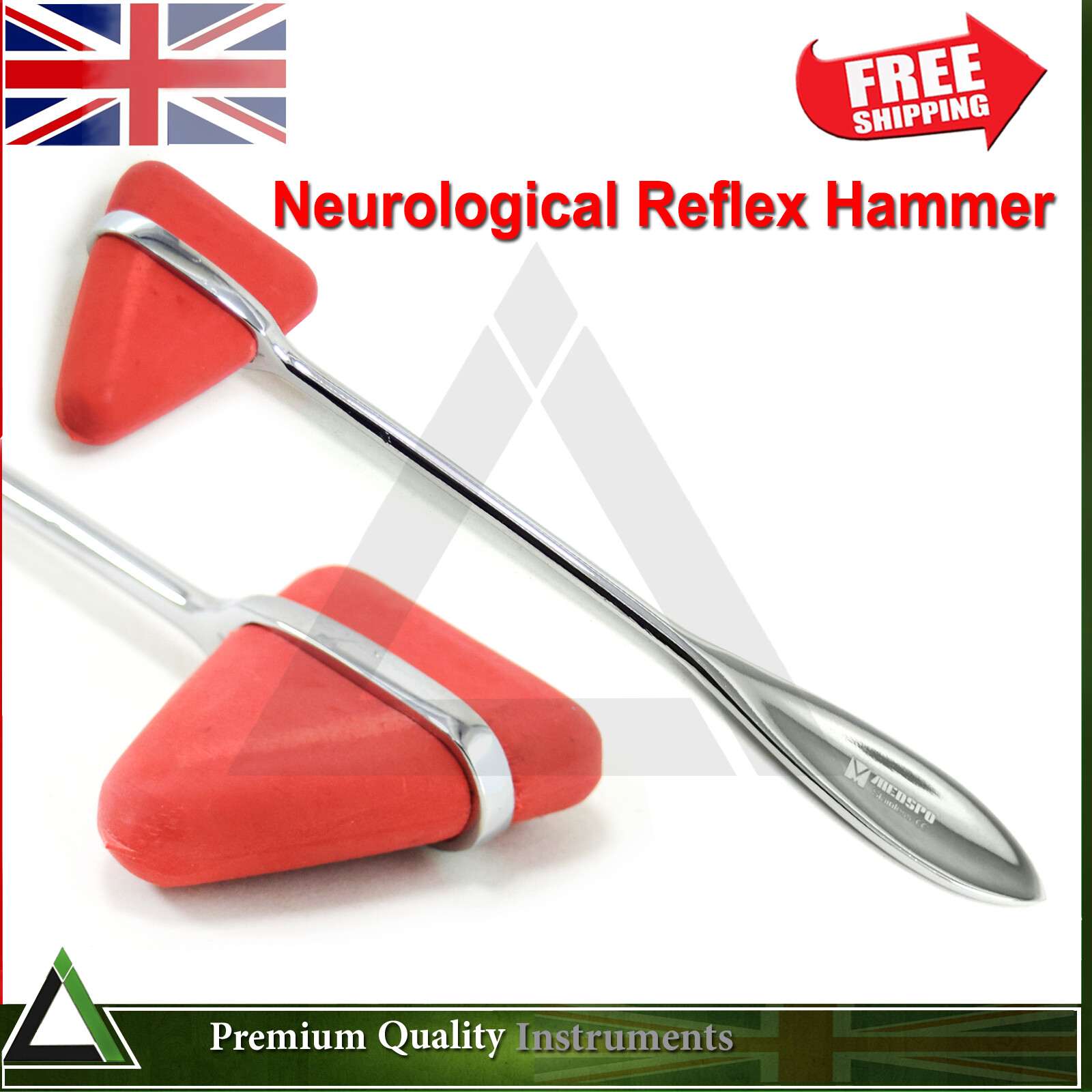 Rubber Head Neurologist Tendon Reflex Hammer Medical Physiotherapy