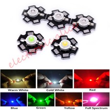 50pcs 3w High Power Led Chip Beads White Red Blue Yellow With Pcb Or Only Led