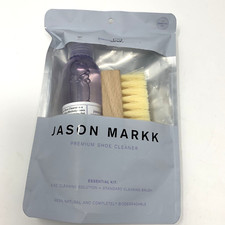 Jason Markk Mens Essential Kit Premium Shoe Cleaner 4oz Solution Brush Biodegrad