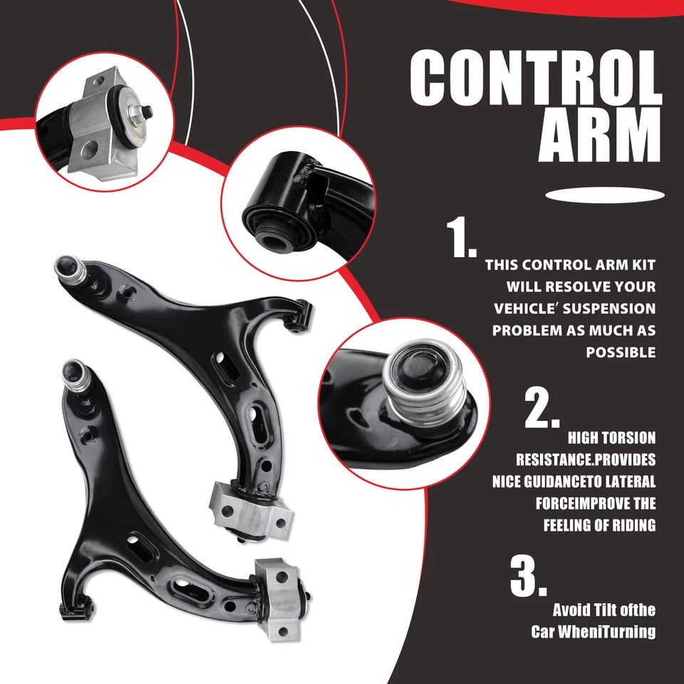 Brazo de control inferior delantero de 2 piezas con kit de rótula LHRH para Outback Legacy 2015-2019 Foto 4 de 4