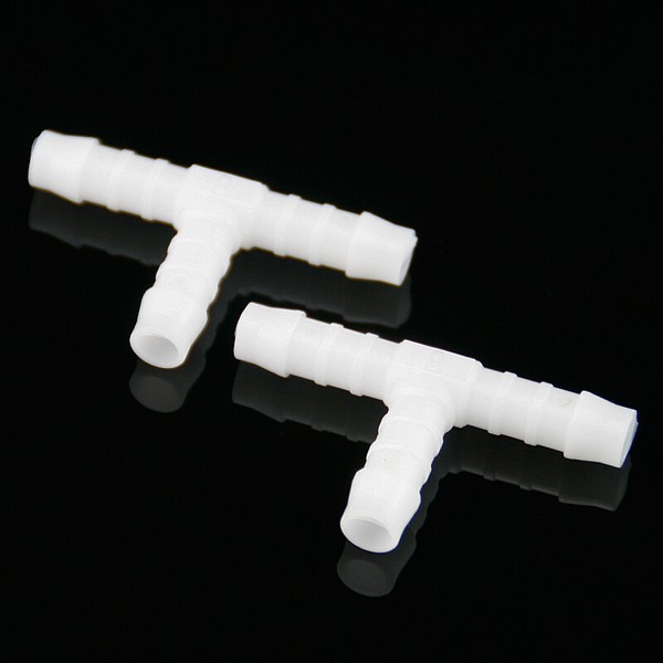 Benzinschlauchverbinder T- Form 10Mm Weiß Schlauchverbinder 2 StüCk-image