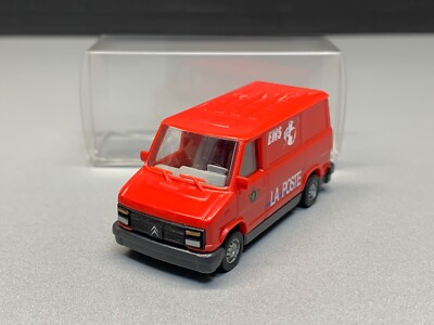 Citroen C25 Kasten Wagen Transporter Taxipost La Poste EMS Belgien Busch H0 1:87