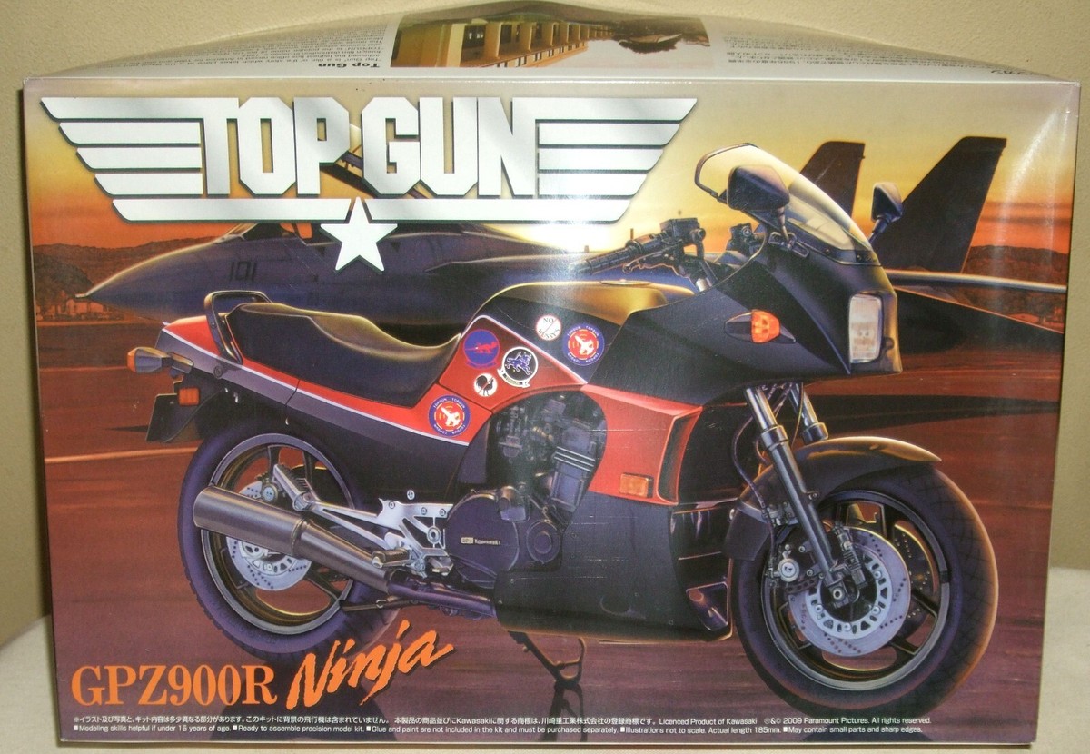 Kawasaki GPZ 900 R NINJA TOP GUN Ver 1/12 Plastic Model Kit Kawasaki GPZ 900 R NINJA TOP GUN Ver 1/12 Plastic Model Kit