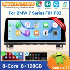 12.3" Multi-media 128GB Car GPS Stereo DAB Carplay For BMW 7 Series F01 F02 NBT