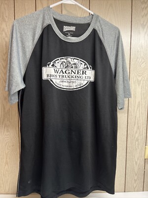 Pennant Sportswear T Shirt Black XL Wagner Bris Trucking EUC Trucker Tee