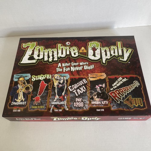 Zombie Opoly Monopoly A Killer Game Where Fun Never Dies Monopoly Completo - Imagen 11 de 11