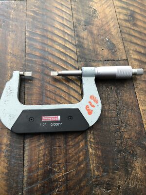 SPI Blade Micrometer 1-2  X .0001  No. 12-453-7