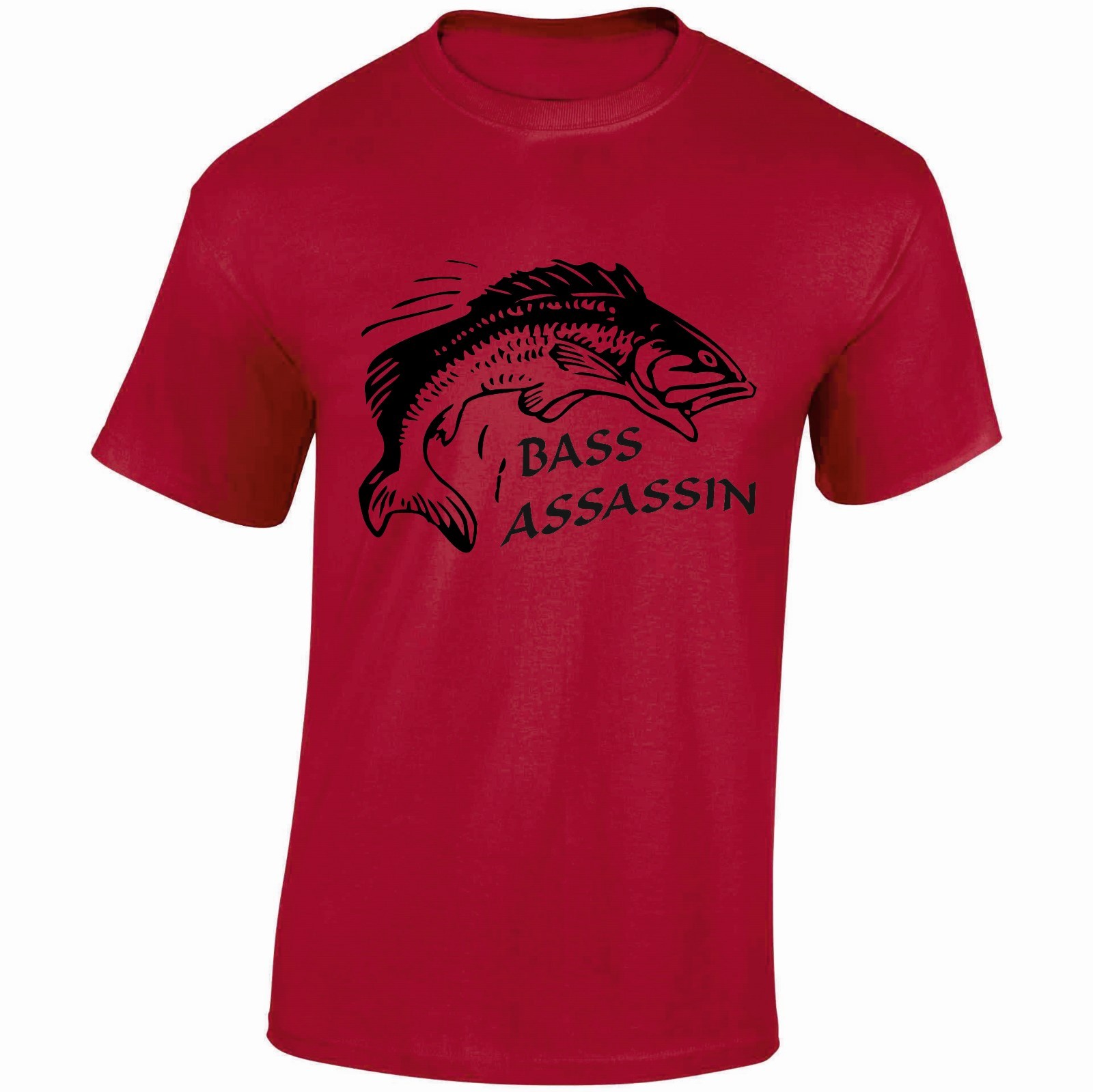 ALTRA T shirt BASS ASSASSIN carpa luccio trota esca compleanno pesca regalo natale
