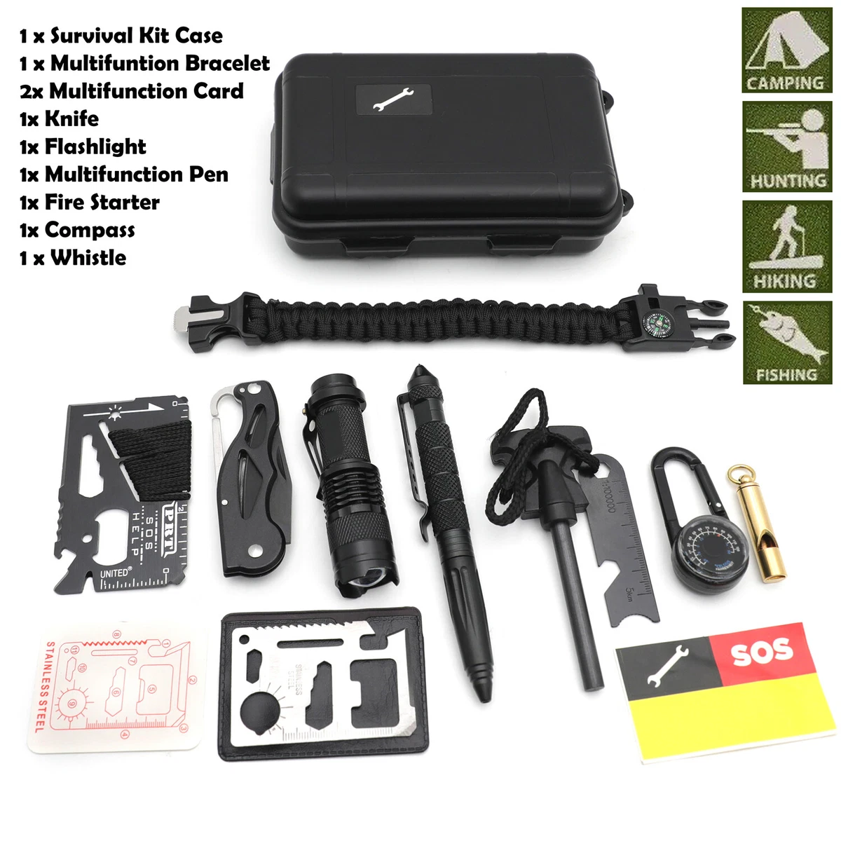 Hiking Fishing Portable Survival Tools, High Quality Hiking