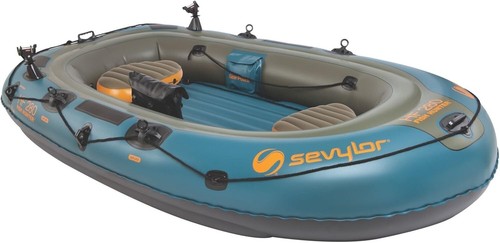 Sevylor Fish Hunter HF280 4-person Inflatable Boat Raft Excellent ...