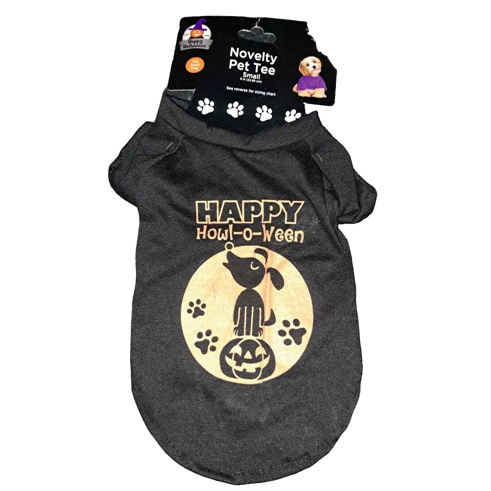 Halloween Camisas Negras/T-shirts Perro Ropa y zapatos