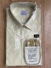 Vintage Sears Perma Prest Duralon Cotton Full Cut Short Sleeve Dress Shirt 151/2