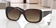 RALPH LAUREN RL8127B 500313 Dark Havana Brown Gradient 55 mm Women's Sunglasses