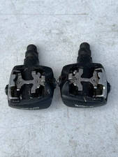 vintage Shimano SPD PD-M525 Clipless Mountain Pedals Deore Dual Sided