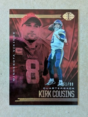 2020 Panini Illusions - Kirk Cousins #72 Trophy Collection Red /99