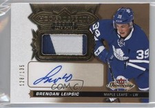 2016 Fleer Showcase Hot Prospects Autos /135 Brendan Leipsic #145 Patch Auto h1c