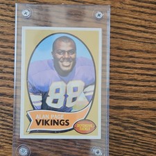 Topps 1970 Alan Page #59 Minnesota Vikings Football Rookie Card. rookie card picture