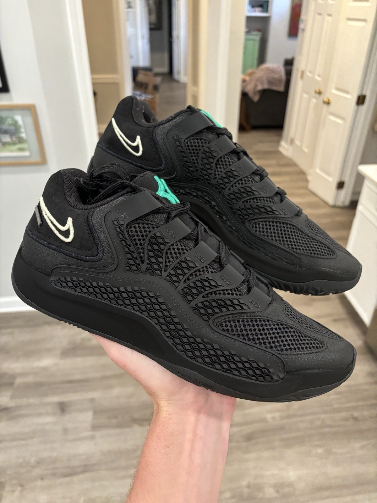 SAOLA Nike KD 18 Black Label Pack (1 del 1998) Uomo Taglia 8.5 e 9.5 NUOVE! IB3874 001