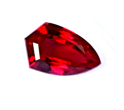 Natural Blood Red 22 Ct Fancy Cut Ruby Certified Loose Faceted Gemstone