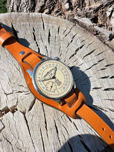 Orologio 24 Ore Molnija Sottomarino Tedesco U-100 Vintage Meccanico Pesante Subacqueo - Foto 8 di 19