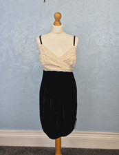 Marks and Spencers Occasion Dress Size 12 Silk Cocktail Evening Cruise M&S Prom