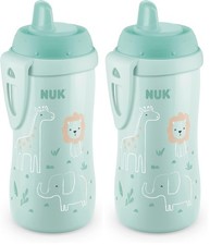 NUK Sippy Cup, 10 oz, Hard Spout  2 Pack  9 Months 10 Ounces Pack of 2 
